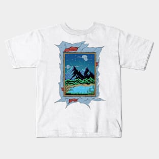 Mountain view Kids T-Shirt